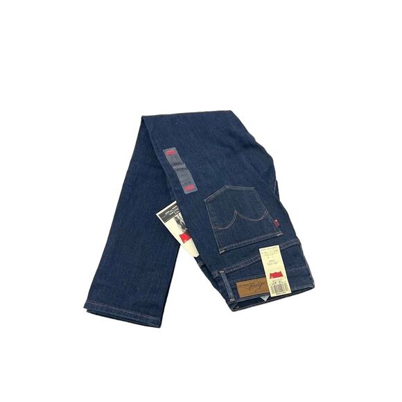 NWT! Levi's Women's Demi Curve Slim Richest Indigo Jeans 4S/27 - Picture 5 of 14